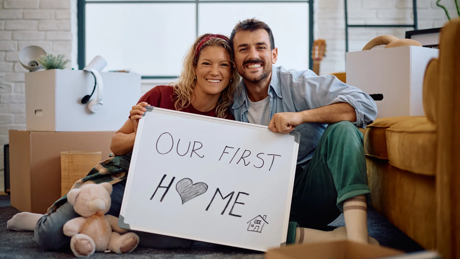 Couple relocating to a new home